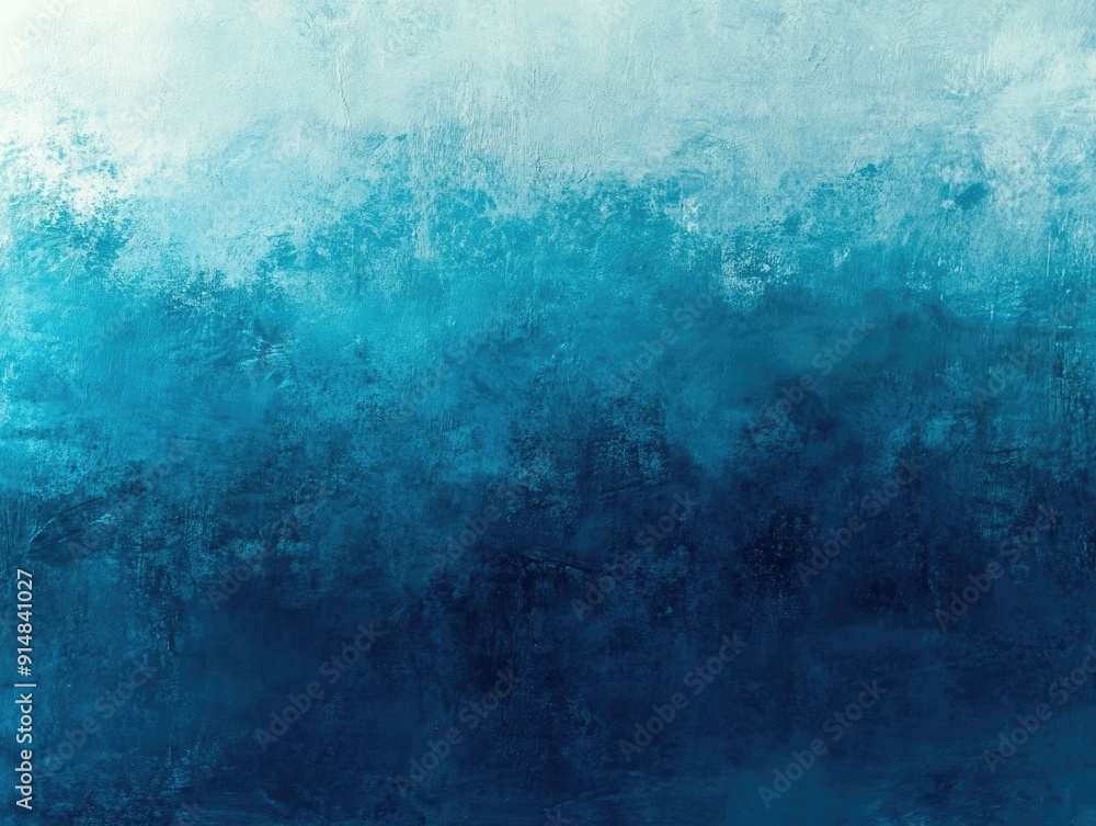 Poster smooth and captivating gradient blend transitioning from dark teal to vibrant cyan and calming light