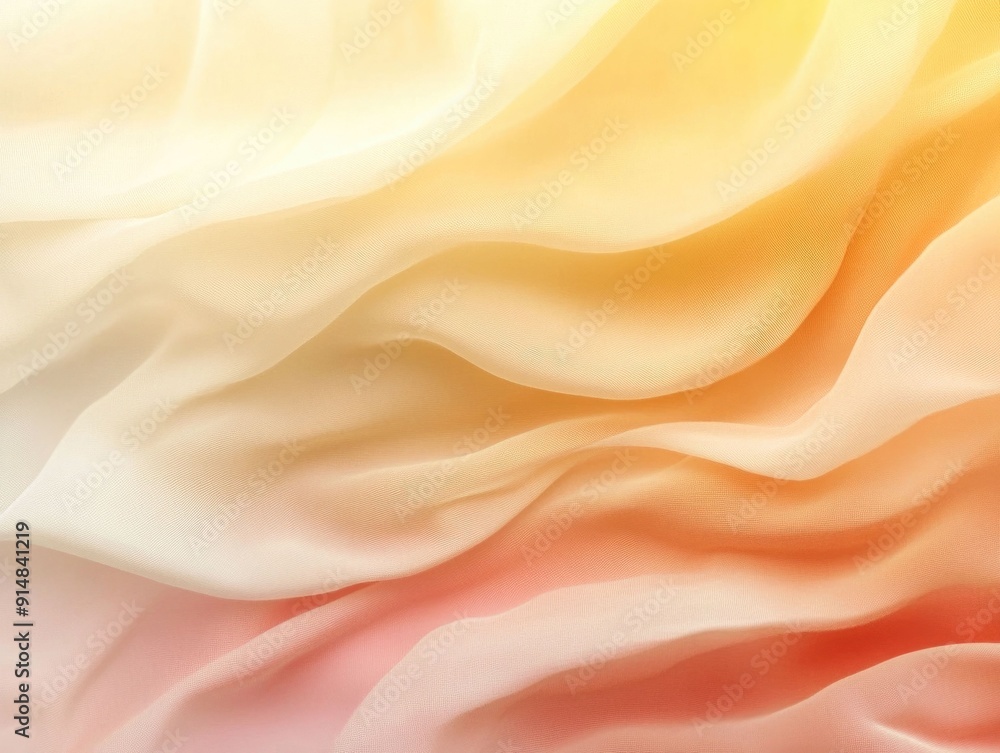 Poster soft inviting gradient background transitioning from butter yellow to pale peach to crisp white tone