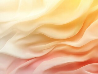 Obraz premium Soft inviting gradient background transitioning from butter yellow to pale peach to crisp white tones creating a serene calming and modern abstract texture perfect for digital designs websites