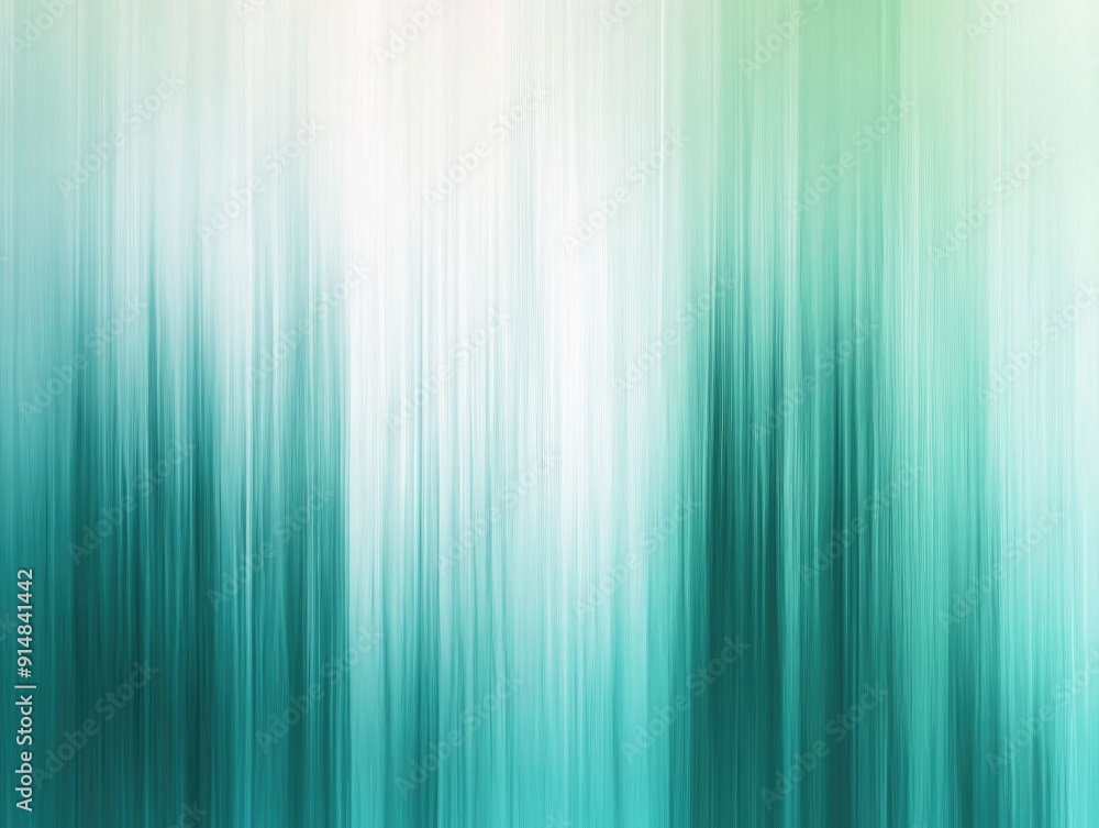 Aufkleber soft pastel gradient background transitioning from mint green to light teal to white soothing abstra
