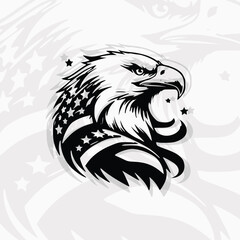 Eagle mascot vector illustration