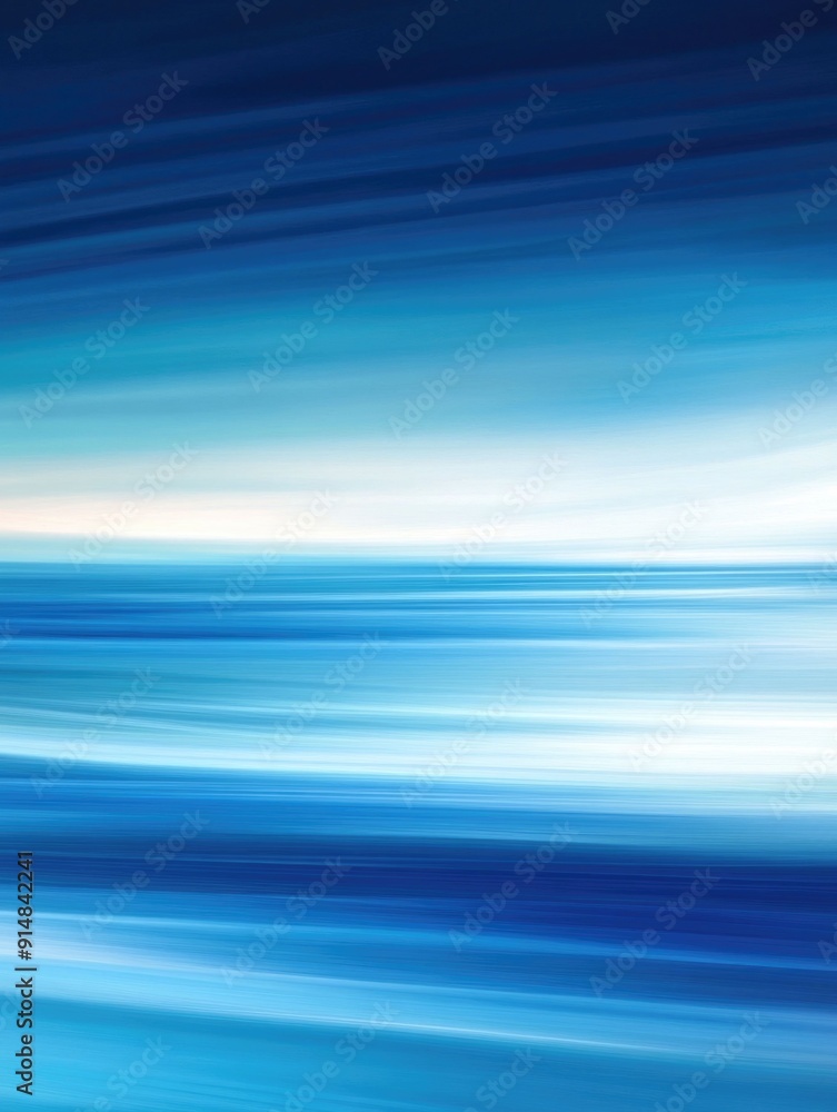 Poster smooth gradient blend transitioning from deep sapphire blue to vibrant turquoise tones creating a vi