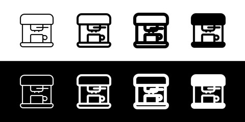 Editable coffee maker vector icon. Cafe, coffee shop, restaurant, drink, beverages. Part of a big icon set family. Perfect for web and app interfaces, presentations, infographics, etc