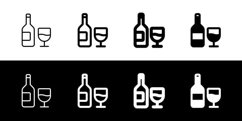 Editable wine vector icon. Part of a big icon set family. Perfect for web and app interfaces, presentations, infographics, etc