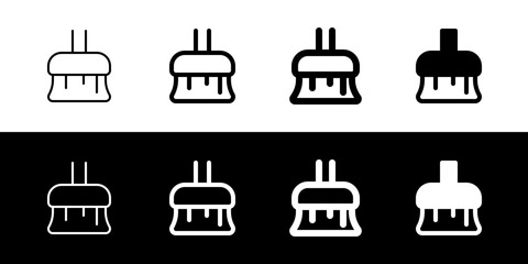 Editable broom vector icon. Part of a big icon set family. Perfect for web and app interfaces, presentations, infographics, etc