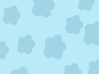 Illustrated sky as a clean background, ideal backdrop pattern. Template for business use