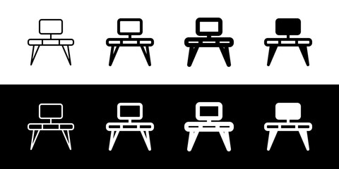 Editable workspace, desk vector icon. Part of a big icon set family. Perfect for web and app interfaces, presentations, infographics, etc