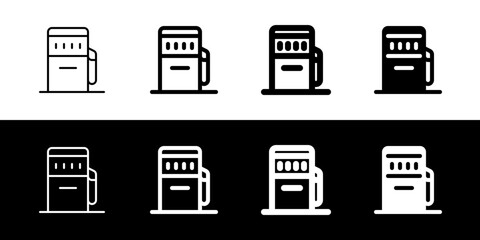 Editable gas station vector icon. Part of a big icon set family. Perfect for web and app interfaces, presentations, infographics, etc