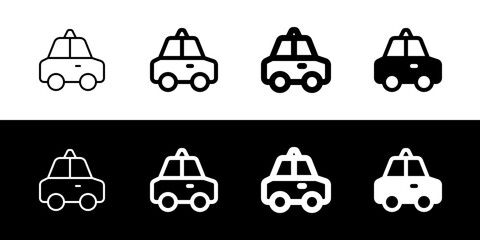 Editable taxi cab vector icon. Vehicles, transportation, travel. Part of a big icon set family. Perfect for web and app interfaces, presentations, infographics, etc