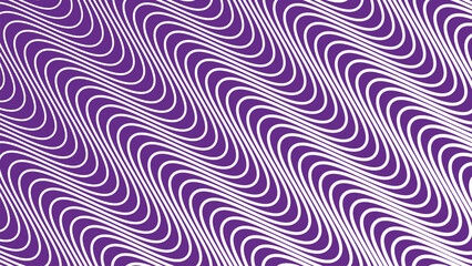 Fototapeta premium Purple wavy lines abstract background for backdrop or presentation