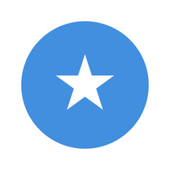 Round Somalia flag icon