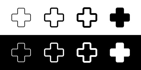 Obraz premium Editable cross vector icon. Part of a big icon set family. Perfect for web and app interfaces, presentations, infographics, etc