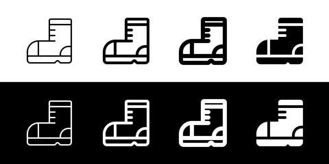 Editable shoe, boot vector icon. Part of a big icon set family. Perfect for web and app interfaces, presentations, infographics, etc