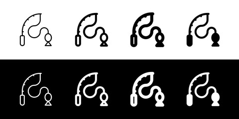 Editable fishing vector icon. Part of a big icon set family. Perfect for web and app interfaces, presentations, infographics, etc