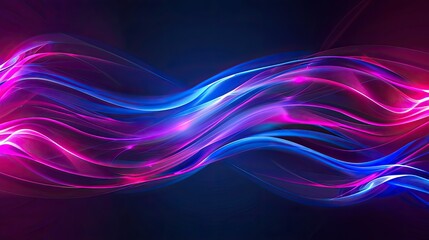 Fototapeta premium Modern abstract background with light flow effects