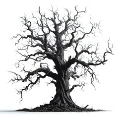 Fototapeta premium silhouette of a tree