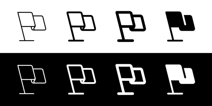 Editable flag vector icon. Part of a big icon set family. Perfect for web and app interfaces, presentations, infographics, etc