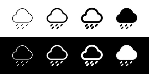 Editable heavy rainfall vector icon. Part of a big icon set family. Perfect for web and app interfaces, presentations, infographics, etc