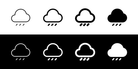 Editable rain, drizzle vector icon. Part of a big icon set family. Perfect for web and app interfaces, presentations, infographics, etc