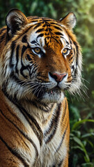 Obraz premium white bengal tiger in zoo