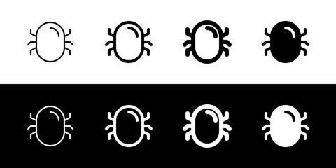 Editable vector computer system bug virus icon. Part of a big icon set family. Perfect for web and app interfaces, presentations, infographics, etc
