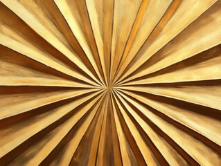 Obraz premium Exquisite Sunburst Design in Resplendent Gold and Silver Evoking the Glamour and Dynamism of the Art Deco Revival Radiant and Captivating Geometric Pattern for Luxury Branding Fashion