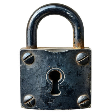 recommend clip art: Black metallic padlock lock clip art