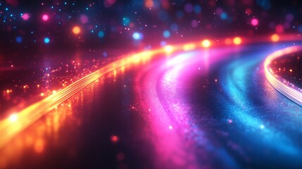 abstract colorful background.starlight pattern, Color starlight path, can be used for background or wallpaper.