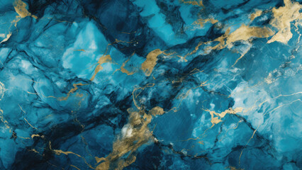 Naklejka premium Natural blue marble luxury and elegant background texture design surface