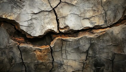 Cracked Concrete Wall Texture