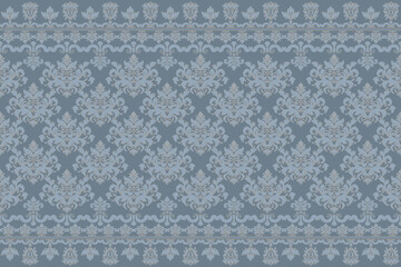 Baroque Blossom seamless pattern