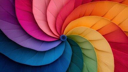 Fototapeta premium Spiral pattern, abstract art, colorful design Background