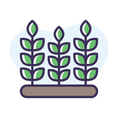Crop vector icon