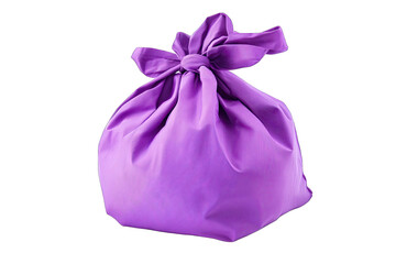 Purple Bag isolated on a white background