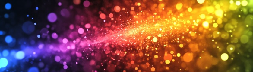 Vivid Pride: Colorful Sparks of Celebration in Radiant Firework Display