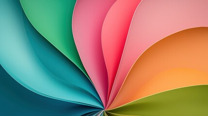 Naklejka premium Abstract shapes, vibrant colors, dynamic composition Background