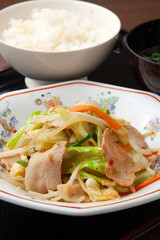 肉野菜炒め定食