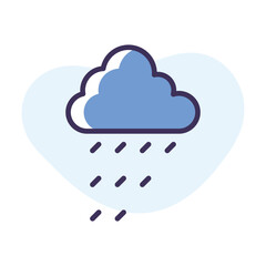 Rain vector icon