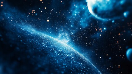 Fototapeta premium Futuristic spatial design, minimalist aesthetics, and high-precision details. Cutting edge visual composition, emphasizing clean lines and modernity.