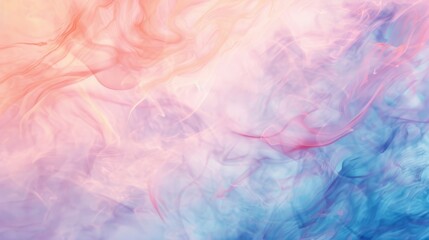 Obraz premium Abstract Pastel Smoke Effect with Gradient Colors