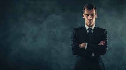 Confident Businessman in Formal Attire