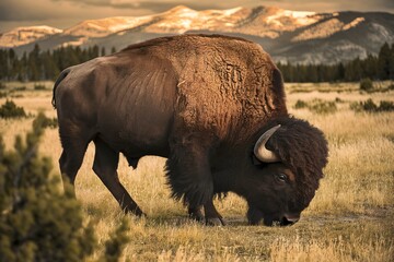 Yellowstone american bison
