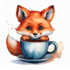 Fox Coffee Lover