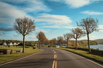 Scenic Vacation Getaway Road
