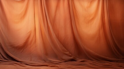 Obraz premium Sumptuous linen textile background with elegant and graceful folds for a sophisticated touch