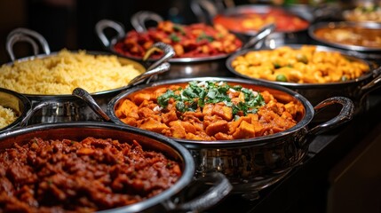 Delicious Indian Food Buffet