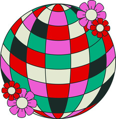 Obraz premium Retro Disco Ball