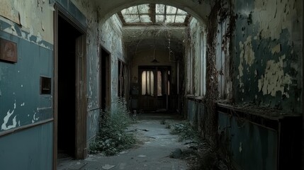 Obraz premium Abandoned Hallway