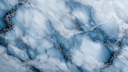 Abstract Blue Marble Texture with Veins