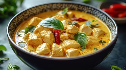 Chicken Curry in a Bowl
